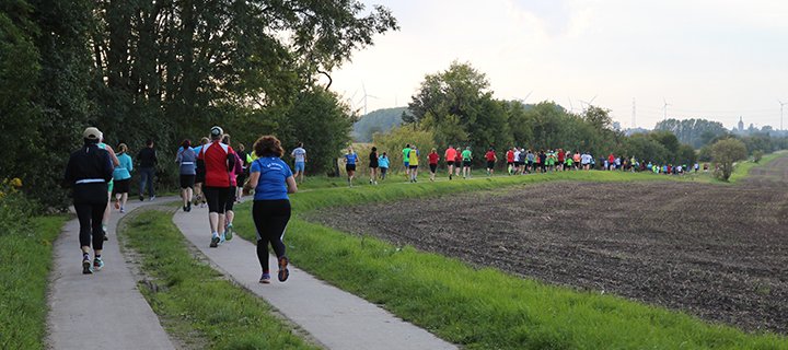 Die Läufer des PflaKuMa-Lauf in Aktion